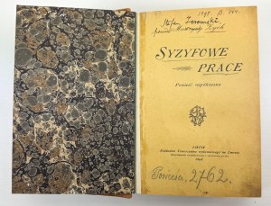 ŻEROMSKI Stefan - Syzyfowe prace - Lviv 1898 [first edition, Maurycy Zych].