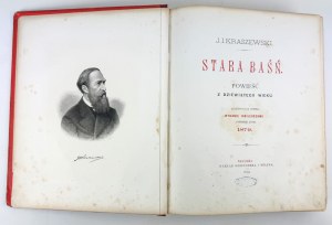 KRASZEWSKI Józef Ignacy - Stara Baśń - Warszawa 1879 [illustrated by Andriolli].