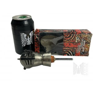 Distributeur/remplisseur de boissons vintage en forme de casque