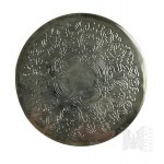 Reader's Digest Silver Plated Glass Coasters