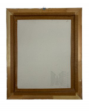 Milena Romanowska (XXI w.) - Obraz Willa przy Wólczańskiej 31/33 (Łódź); Tusz, Pastel (?) na Papierze*
