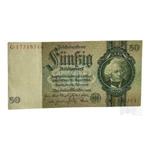 République de Weimar - Billet de 50 Reichsmark