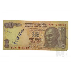 India - 10 Rupee bill