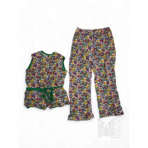 Set of Mrs. Allotment - Vintage Hand-Sewn Fisherman's Pants and Vest