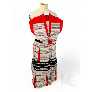 PRL - Hippie Shrug: Vintage Hand-Sewn Tiered Blouse and Envelope Skirt