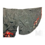 Vintage Short Women's Kimono Embroidered with Flowers