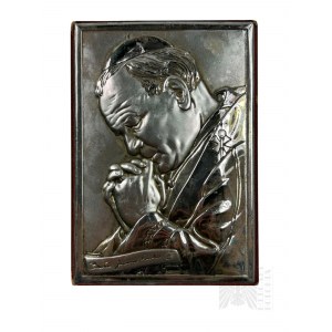 Aluminiowa Plakietka Jan Paweł II