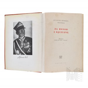 Polská lidová republika, 1958. - Kniha Juliusz Rómmel, Za Honor i Ojczyznę : Wspomnienia Dowódcy Armii 1958, Varšava : Iskry