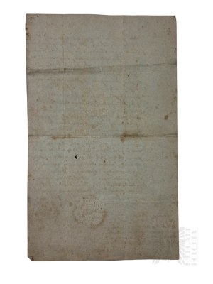 1809, Krobia (Greater Poland) - Mortgage document, Polish language.