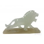 Figurka Lew Z Kamienia - Alabaster? Onyks?