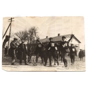 II RP - Photo March on the Trail of the 1st Cadre Company (?) - Participants in Legionary Maciejs.