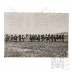 II RP Cavalry Large Photo Group of Officers (Sportsmen)? Trembowla