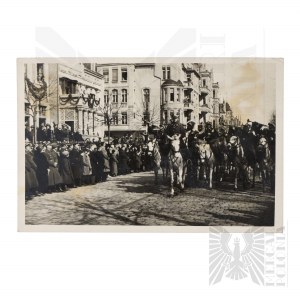 II RP Cavalry Photography Parade Band Drums 5th Horse Rifle Regiment Tarnów (?)