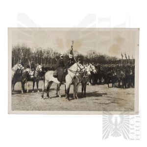 II RP Cavalry Photography, Banner Post of the 5th Regiment of Mounted Riflemen from Tarnów