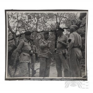 PSZnZ Fotografia Generałów Andersa i Ducha na Monte Cassino - Gen. Henryk Piątkowski