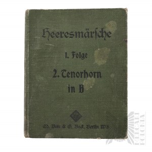 German Empire Military Songbook.