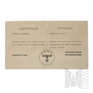 2 WW2 Former Prisoner of War Legitimation In Blanco
