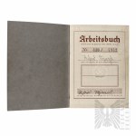 III Rzesza Książeczka Pracy (Arbeitsbuch) Wystawiona na Polaka