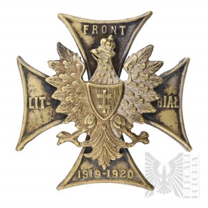 Odznak II RP Litevsko-běloruská fronta 1919-1920