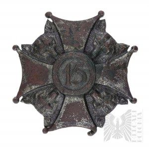 II RP Badge of the 15th Infantry Regiment Wolves Deblin