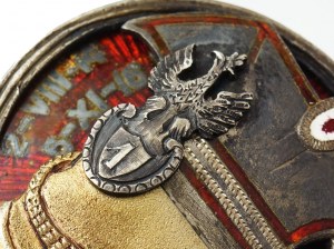 II RP - Unlisted Badge of the 1st Regiment of Legion Lancers.