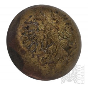 II RP Button Early Polish Army Artillery Cavalry