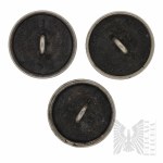 II RP Trois boutons wz.28 - Grabski Łódź (25mm)