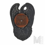 PSZnZ Rzadka Odznaka Szkoły Podchorążych Rezerwy Artylerii Rzym 1945