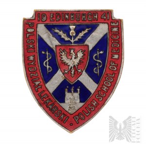 PSZnZ Odznaka Polski Wydział Lekarski na Uniwersytecie Edynburg 1941