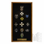 [GRUDZIŃSKI] PSZnZ Odznaka 10 Pułk Dragonów J.R Gaunt - Gen. Antoni Grudziński
