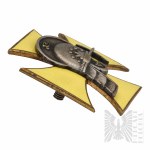 [GRUDZIÑSKI] PSZnZ Officer's Badge of the 1st Reconnaissance Regiment - Gen. Antoni Grudzinski