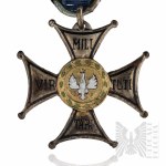 PSZnZ Srebrny Krzyż Virtuti Militari (8837) - Bitwa o Lagarde 1940. , Porucznik Jan Zieliński