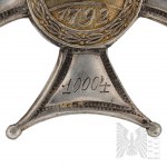 PSZnZ Srebrny Krzyż Virtuti Militari (10004) - Bitwa o Monte Cassino (Wzgórze 593) , Stanisław Kica ,2 Batalion Strzelców 3 Dywizji Strzelców Karpackich