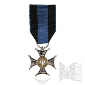 PSZnZ Srebrny Krzyż Virtuti Militari (10052) - Bitwa o Monte Cassino (Wzgórze Widmo) - Ryszard Kopyść, 13 Bat. Strzel. “Rysiów”