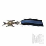 PSZnZ Srebrny Krzyż Virtuti Militari (10052) - Bitwa o Monte Cassino (Wzgórze Widmo) - Ryszard Kopyść, 13 Bat. Strzel. “Rysiów”