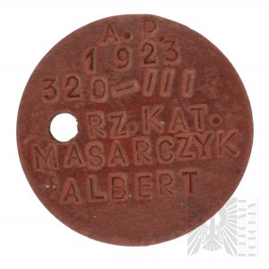 PSZnZ Nieśmiertelnik Żołnierza 2 Korpusu - Albert Masarczyk