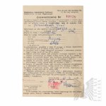PSZnZ Ensemble de 3 certificats de l'Autorité nationale de rapatriement Paweł Rozwadowski
