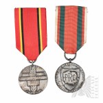 PRL Zestaw 4 Odznaczeń Medal Za Utrwalanie Władzy Ludowej, Medal Za Udział w Walkach o Berlin, Odznaka Grunwaldzka i Medal Za zwycięstwo nad Niemcami w Wielkiej Wojnie Ojczyźnianej 1941-1945