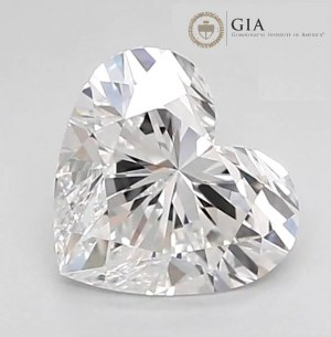 NATURAL DIAMOND 0.60 CT E VS1 - HEART - GIA