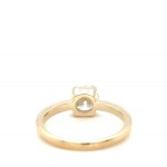 BAGUE EN OR JAUNE AVEC DIAMANTS - RNG41108