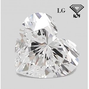 DIAMANT 1,00 CT D AK LABORATÓRNE VYPESTOVANÝ - SRDCE - IGI