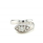 GOLDRING 4,06 GR MIT DIAMANTEN - DH-R289