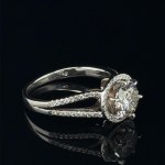 BAGUE EN OR BLANC AVEC DIAMANTS POUR 1,25 CT - RNG30409