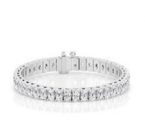 TENNIS BRACELET IN GOLD 15.35 GR WITH LAB GROWN DIAMONDS CL29