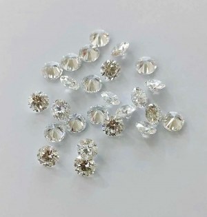50 DIAMANTI NATURALI F SI1-2 - 1,7-1,79 MM CT 1,00