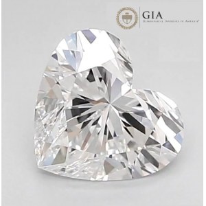 PŘÍRODNÍ DIAMANT 0,40 CT E VS1 - SRDCE - GIA