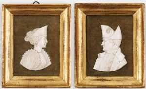 NAPOLEON AND JOSEFINA, France, 19th century.