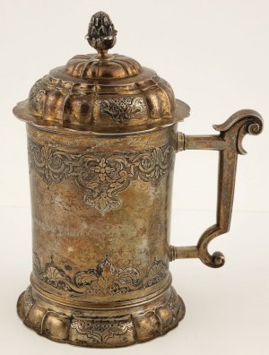 KUFEL BAROKOWY, Śląsk, Wrocław, Christian Kretschmer, 1734-37