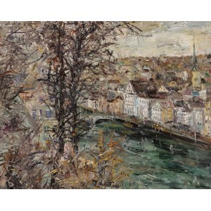 Włodzimierz ZAKRZEWSKI, RZEKA LIMMAT W ZURYCHU