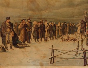 Artur GROTTGER (1827 - 1867) POCHÓD NA SYBIR